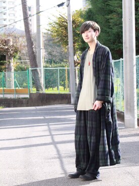 「Ralph Lauren」｜「アイテム（その他アウター）」を使った、ゆーたまるさん（メンズ・173cm）の秋コーディネート