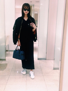 神林真里さん(レディース・168cm)の秋コーディネート