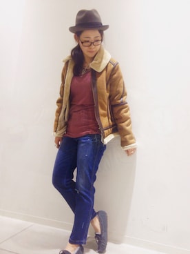 Yasさん(レディース・153cm)の冬コーディネート