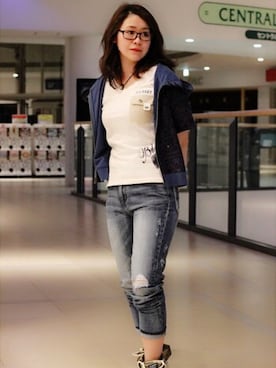 Yasさん（レディース・153cm）の春コーディネート