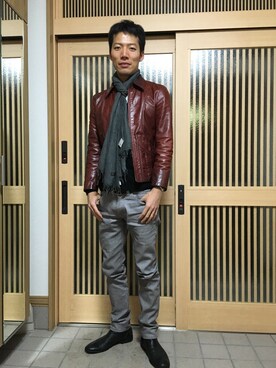 「70's」｜「アイテム（ブルゾン）」を使った、kakuhouさん（メンズ・178cm）の秋コーディネート