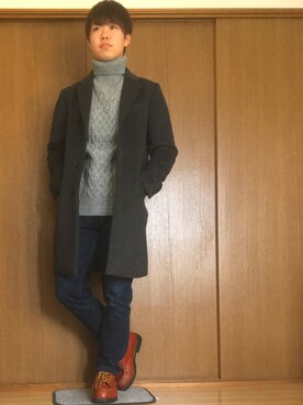 「Alpha Industries（アルファインダストリーズ）のアイテム（ブーツ）」を使った、masamiさん（メンズ・167cm）の秋コーディネート