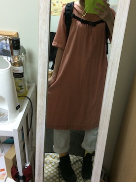 「SM2（エスエムツー）のアイテム（チュニック）」を使った、karuhaさん（レディース・162cm）の夏コーディネート