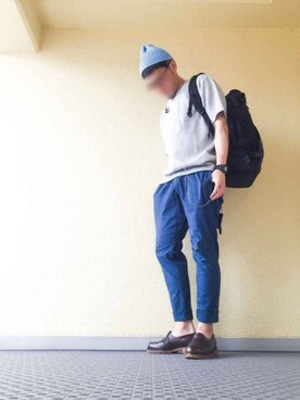 「LE JUN（ルジュン）のアイテム（帽子）」を使った、Felix さん（メンズ・178cm）の夏コーディネート