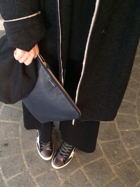 「GIVENCHY」｜「アイテム（ハンチング/ベレー帽）」を使った、c^^younさん（レディース・162cm）の秋コーディネート