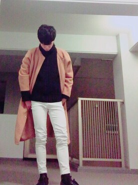 ふろんてんさん（メンズ・170cm）の冬コーディネート