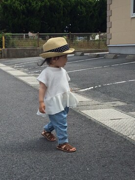 あーさんさん（キッズ・70cm）の夏コーディネート