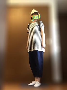 「prit（プリット）のアイテム（チュニック）」を使った、JUOT(ジュート)さん（レディース・169cm）の夏コーディネート