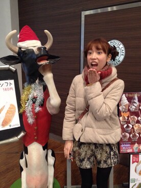 「haco!（ハコ）のアイテム（ダウンジャケット/コート）」を使った、wanikoさん（レディース・161cm）の夏コーディネート