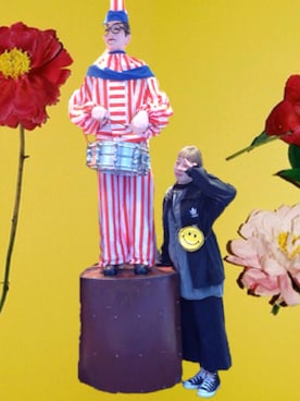 「アイテム（ボディバッグ/ウエストポーチ、イエロー系）」を使った、yuribarさん（レディース・156cm）の春コーディネート