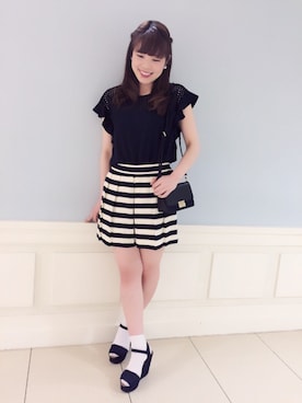 「ROPE' PICNIC（ロペピクニック）のアイテム（その他パンツ）」を使った、kawakamiさん（レディース・162cm）の春コーディネート