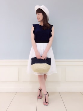 「アイテム（スカート）」を使った、kawakamiさん（レディース・162cm）の春コーディネート
