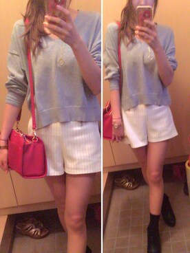 「Heather（ヘザー）のアイテム（ブーツ）」を使った、り〜なさん（レディース・160cm）の秋コーディネート