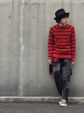 「JAXON（ジャクソン）のアイテム」を使った、Kotaro Hatano@休止中さん（メンズ・173cm）の春コーディネート