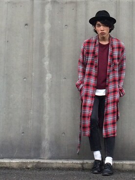 「JAXON（ジャクソン）のアイテム」を使った、Kotaro Hatano@休止中さん（メンズ・173cm）の春コーディネート