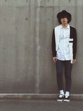 「JAXON（ジャクソン）のアイテム」を使った、Kotaro Hatano@休止中さん（メンズ・173cm）の春コーディネート