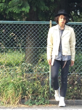 「JAXON（ジャクソン）のアイテム」を使った、Kotaro Hatano@休止中さん（メンズ・173cm）の夏コーディネート