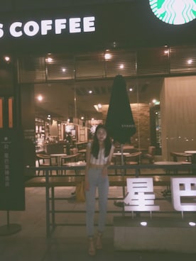 「AAのアイテム（パンツ）」を使った、荷大葉葉葉さん（レディース・160cm）の夏コーディネート