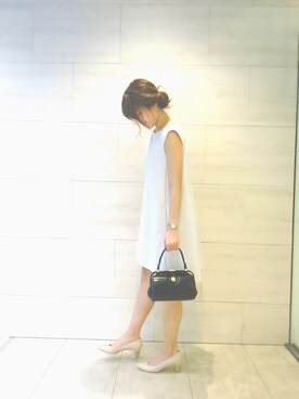 「アイテム（ハンドバッグ）」を使った、yu-riさん（レディース・166cm）の春コーディネート