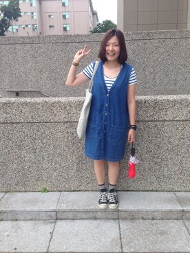 Cindy Chanさん（レディース・169cm）の夏コーディネート