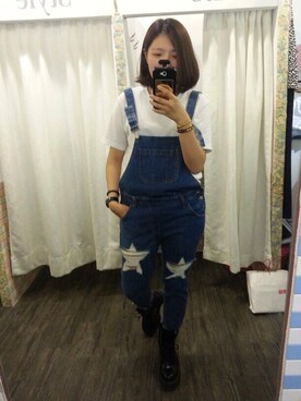 Cindy Chanさん（レディース・169cm）の夏コーディネート