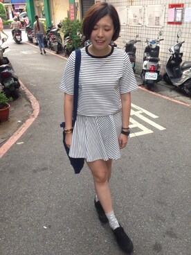 Cindy Chanさん（レディース・169cm）の夏コーディネート