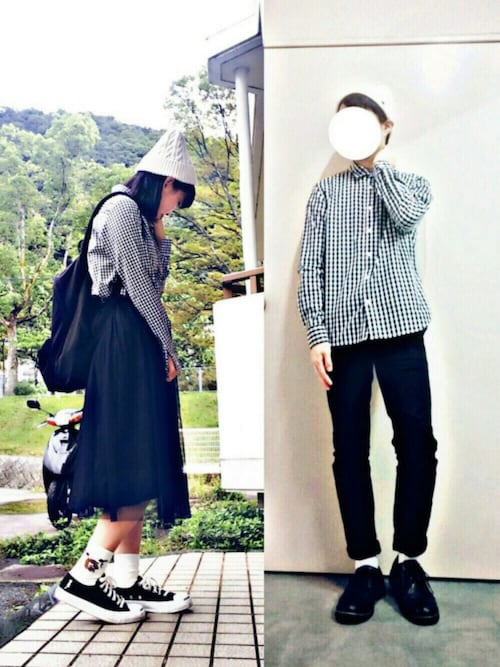 あーちゃん Converseのスニーカーを使ったコーディネート Wear