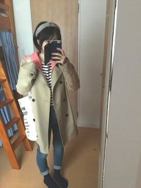 「B.L.U.E（ビーエルユーイー）のアイテム（トップス）」を使った、とくさん（レディース・154cm）の秋コーディネート