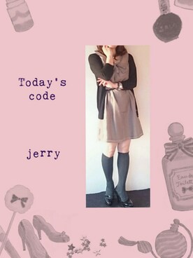 「CLATHAS（クレイサス）のアイテム（ワンピース/ドレス）」を使った、jerry-jerryさん（レディース・154cm）の秋コーディネート