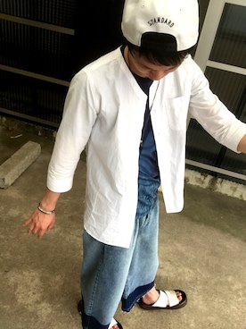「アイテム（バングル/リストバンド）」を使った、せーやんさん（メンズ・169cm・10代）の春コーディネート