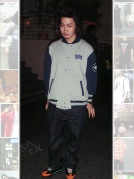 「BBCのアイテム」を使った、pluskdkさん（メンズ・177cm）の春コーディネート