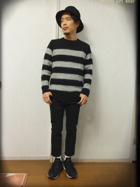 BK201さん（メンズ・161cm）の冬コーディネート