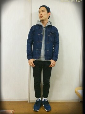 BK201さん（メンズ・161cm）の冬コーディネート