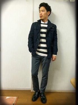 BK201さん（メンズ・161cm）の春コーディネート