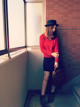 「polcadot」｜「アイテム（ブーツ）」を使った、marikaさん（レディース・158cm）の秋コーディネート