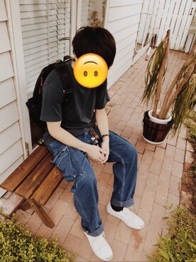 「CONVERSE（コンバース）のCONVERSE コンバース ジャック パーセル / JACK PURCEL（スニーカー）」を使った、Sudaさん（メンズ・178cm）の夏コーディネート