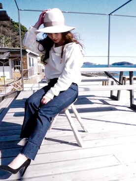 「LOLA（ローラ）のアイテム」を使った、mikiさん（レディース・160cm）の春コーディネート