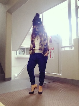 「LEOPARD（レオパード）のアイテム」を使った、ゆかり🍎さん（レディース・152cm）の秋コーディネート