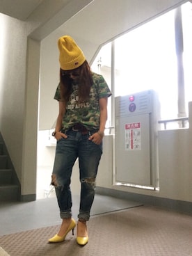 「KAORU（カオル）のアイテム」を使った、ゆかり🍎さん（レディース・152cm）の夏コーディネート