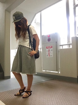 「アイテム（アンクレット）」を使った、ゆかり🍎さん（レディース・152cm）の夏コーディネート