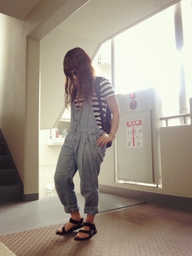 「アイテム（アンクレット）」を使った、ゆかり🍎さん（レディース・152cm）の夏コーディネート
