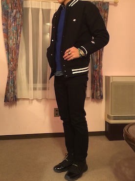 「COGU（コグ）のアイテム」を使った、Kyohei Aoyagiさん（メンズ・169cm）の冬コーディネート