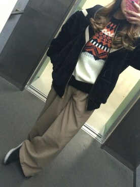 M I K I ☺︎さん(レディース・158cm)の冬コーディネート