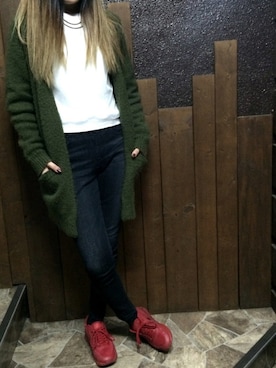 「airmax」｜「アイテム（その他アウター）」を使った、M I K I ☺︎さん（レディース・158cm）の冬コーディネート
