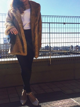 M I K I ☺︎さん(レディース・158cm)の冬コーディネート