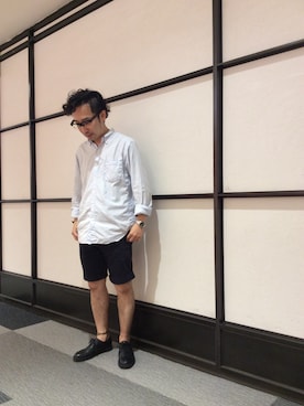 「CAMPER（カンペール）のアイテム」を使った、ｊｋさん（メンズ・162cm）の夏コーディネート