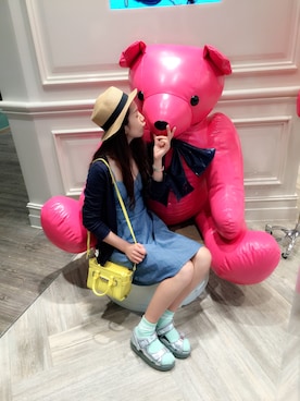 「THE PUZZLE DESIGN（ザパズルデザイン）のアイテム」を使った、Cassie-SHENGさん（レディース・168cm）の夏コーディネート