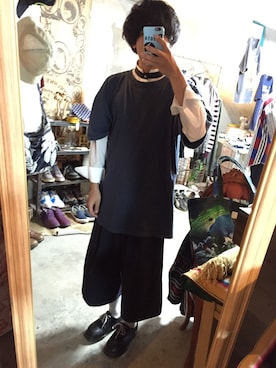 「monikoto（モニコト ）のアイテム」を使った、ぴよ太さん（メンズ・160cm）の秋コーディネート