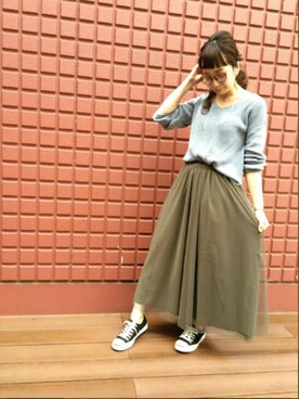 「SLOBE IENA」｜Kさん（レディース・164cm）の春コーディネート