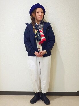 「WILD THINGS（ワイルドシングス）のアイテム（マウンテンパーカー）」を使った、★miku★さん（レディース・157cm）の冬コーディネート